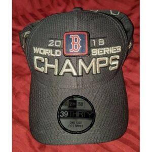 Boston Red Sox New Era 2018 World Series Champions 39THIRTY Flex fit Fitted Hat